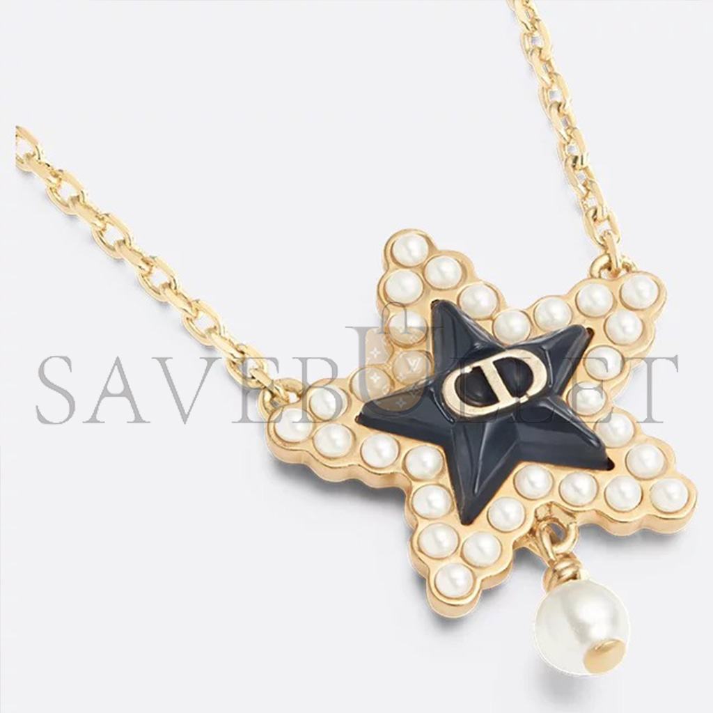 DIOR PETIT CD LUCKY BAROQUE NECKLACE N3102WOMVE_D92B